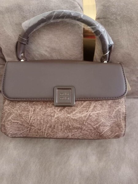 Sac à main MIEL en cuir marron