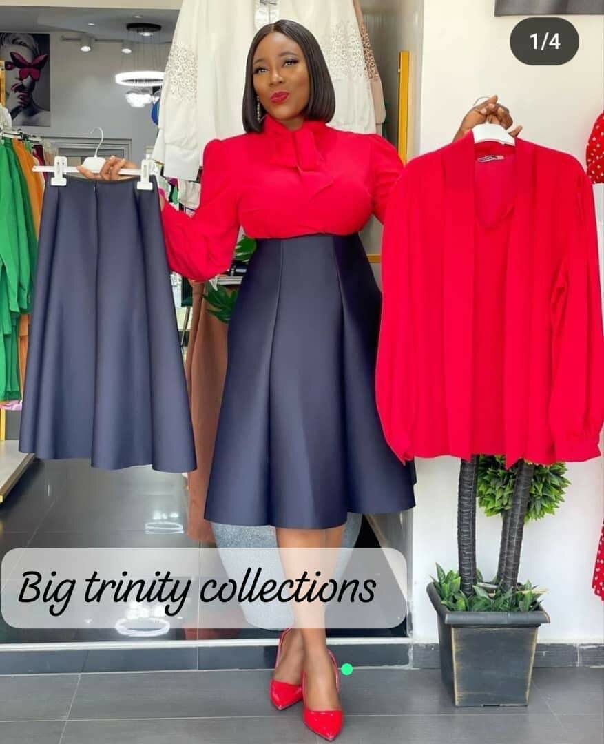 2pcs top and down for corporate workers