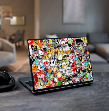 Apps Mashup Laptop Skin Vinyl Sticker Decal,12 13 13.3 14 15 15.4 15.6 inch Laptop Skin Sticker Cover Art Decal Protector Fits All Laptops