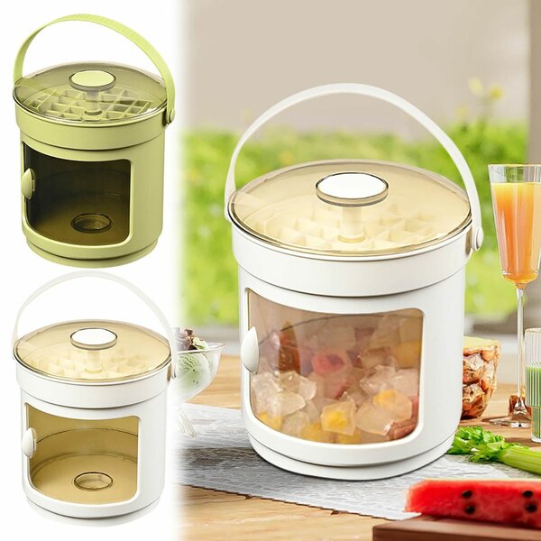 Seau à glace portable multifonction