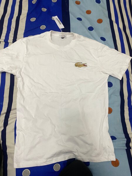 T-shirt blanc en coton homme