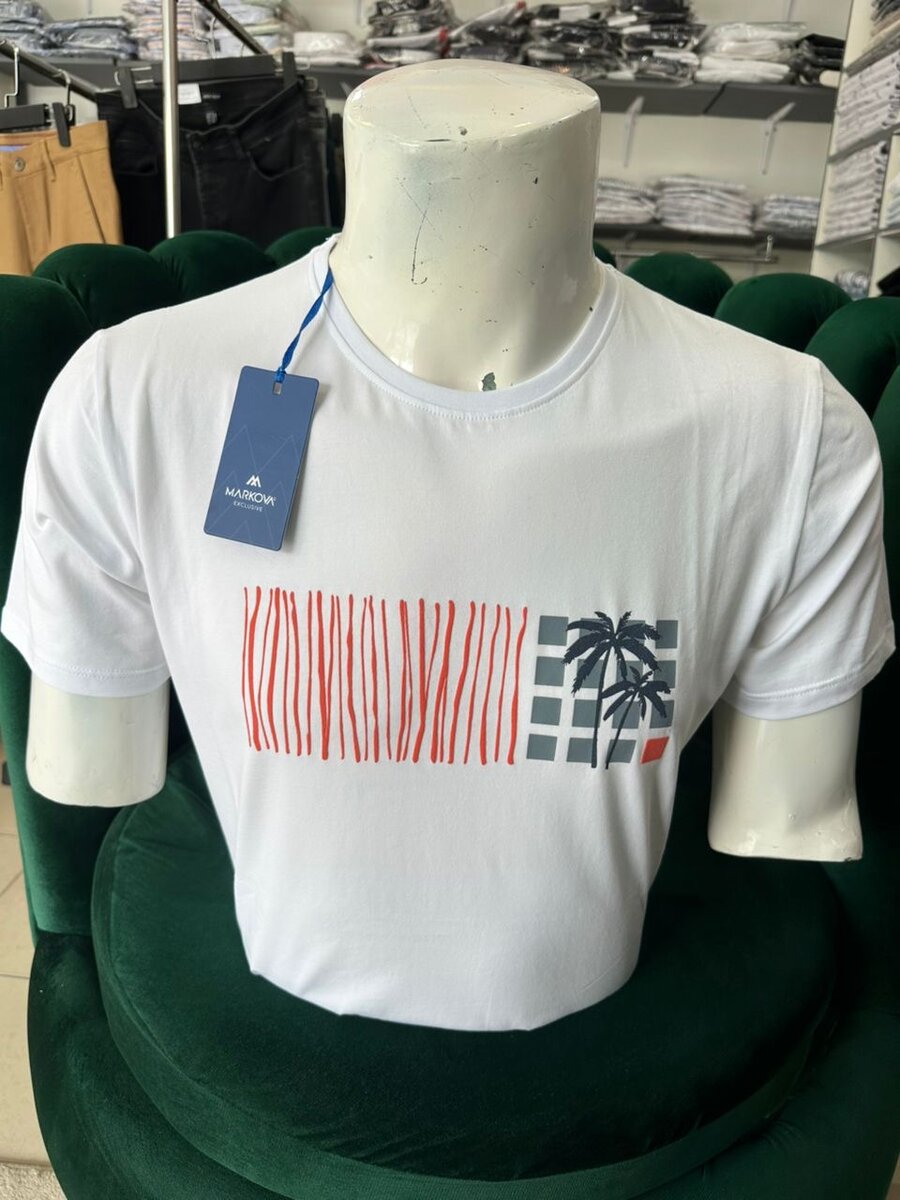 T-shirt imprimé palmiers