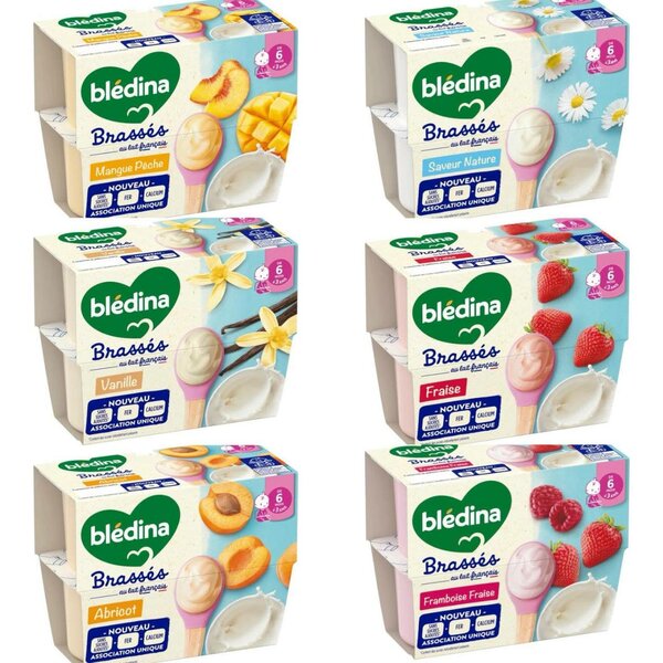 Desserts brassés Blédina Bébé