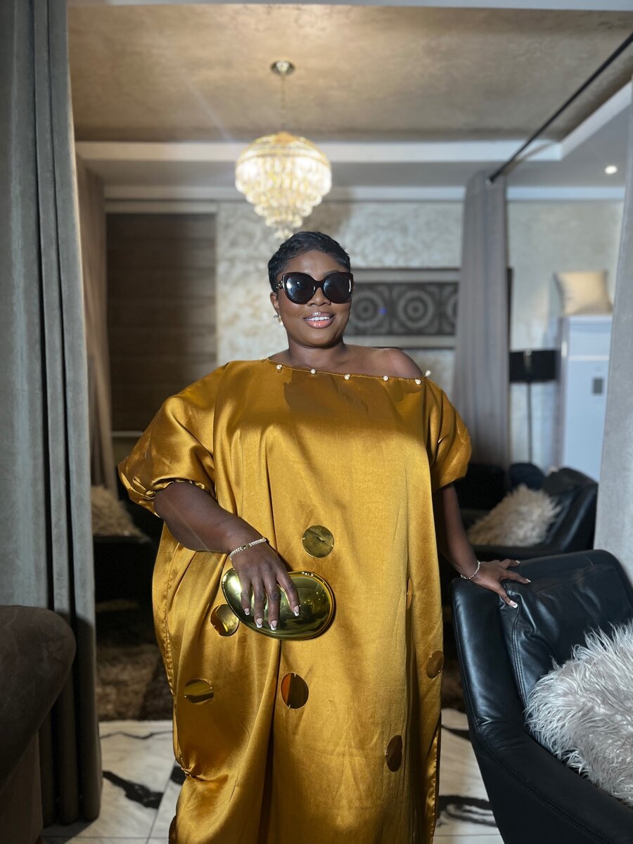 Gold Boubou Dress
