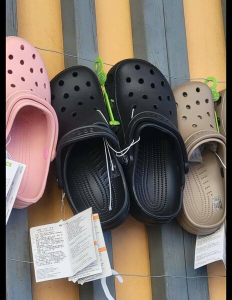 Crocs and slides