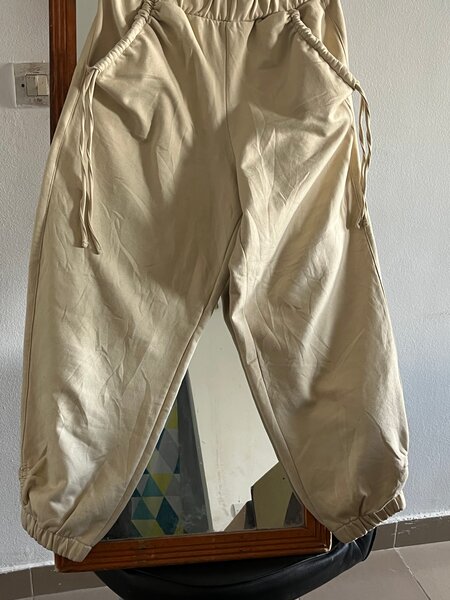 Pantalon de jogging beige
