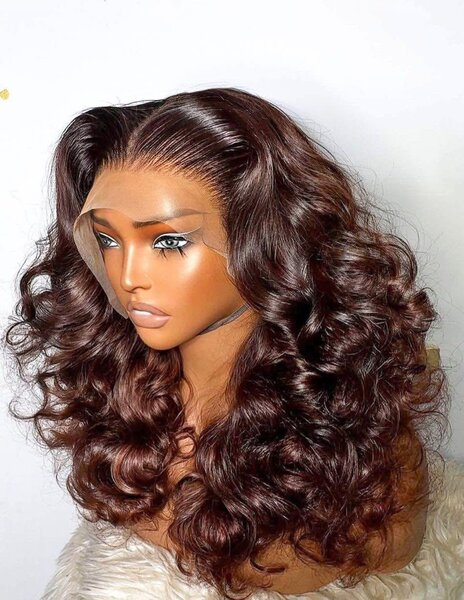 Perruque Lisse en Dentelle