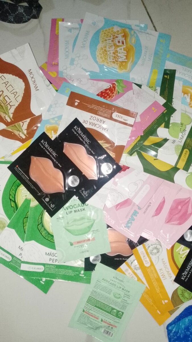 Masques visage fruités hydratants