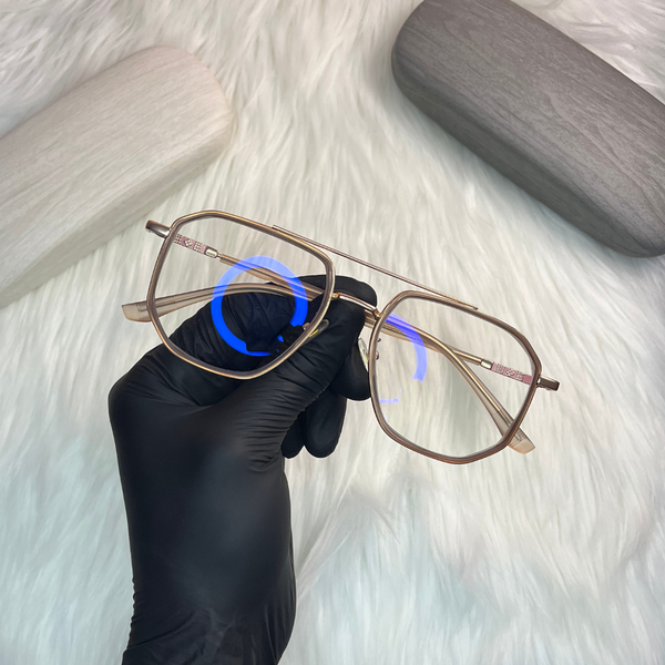 Lunette photogray bleu aviator