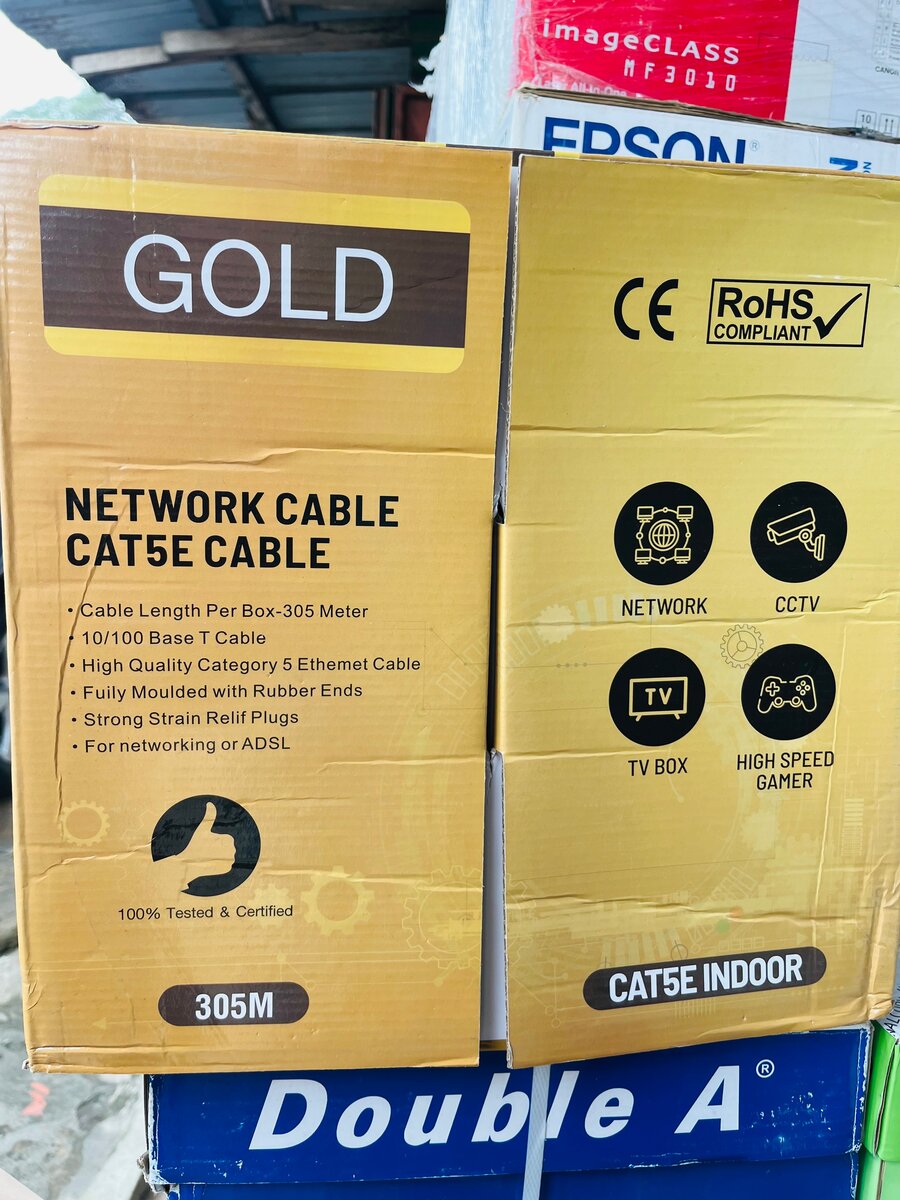 Câble Réseau LAN CAT5E Gold 305M