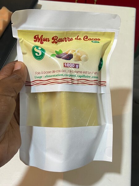 Beurre de cacao brut alimentaire