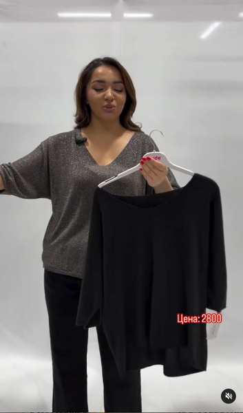 кофта черная  женская 