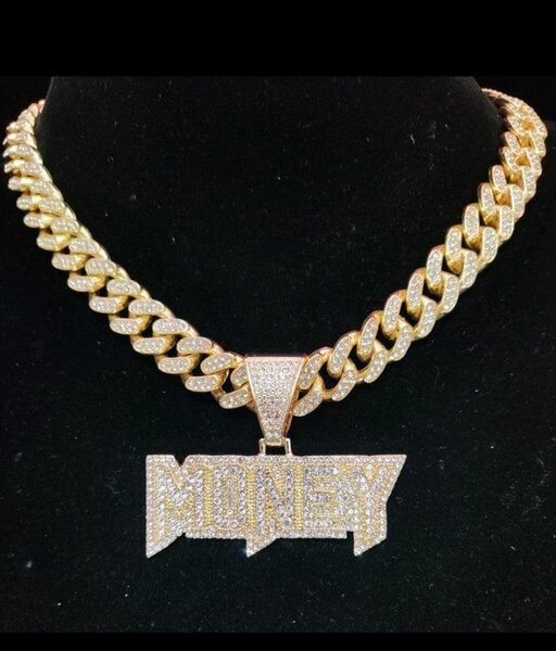 Collier homme MONEY en acier inoxydable