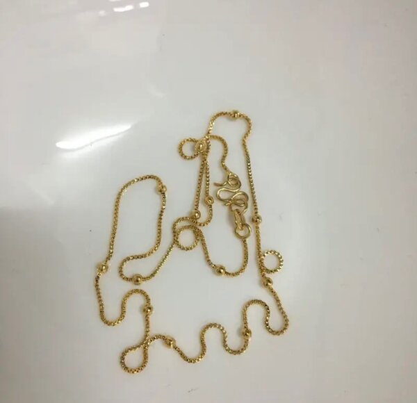 Цепочка с золотым покрытием