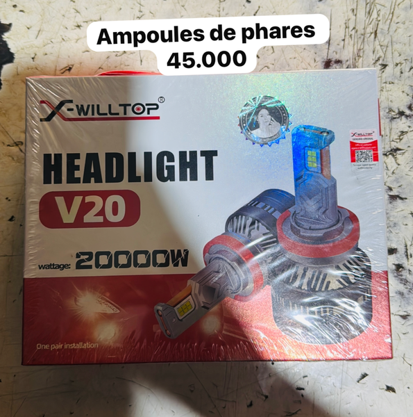 Ampoules de Phare LED V20