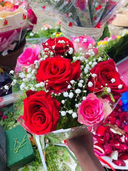 Bouquet de rose (7 roses)