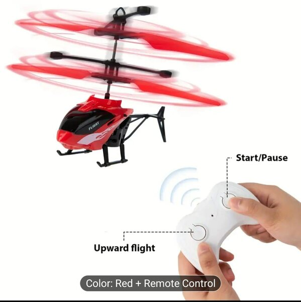 Hélicoptère télécommandé rouge