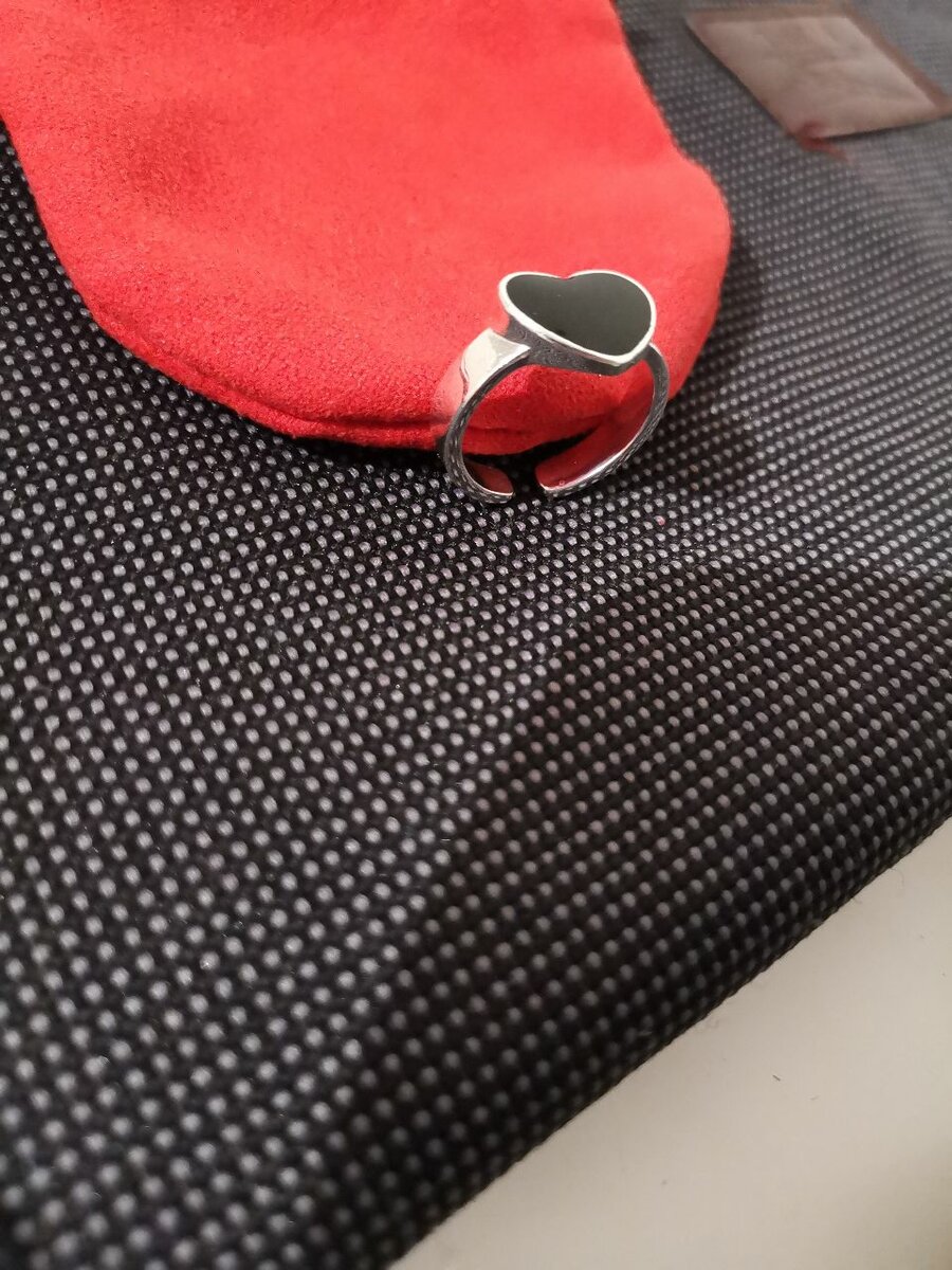 Кольцо сердечка