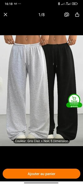 Pantalons Jogging Femme