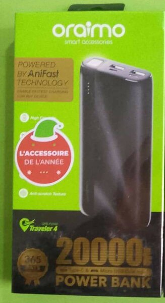POWER Bank ORAIMO P204D(20000mAh) Original