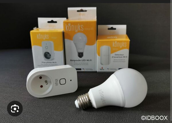 Kit prise et ampoule connectée