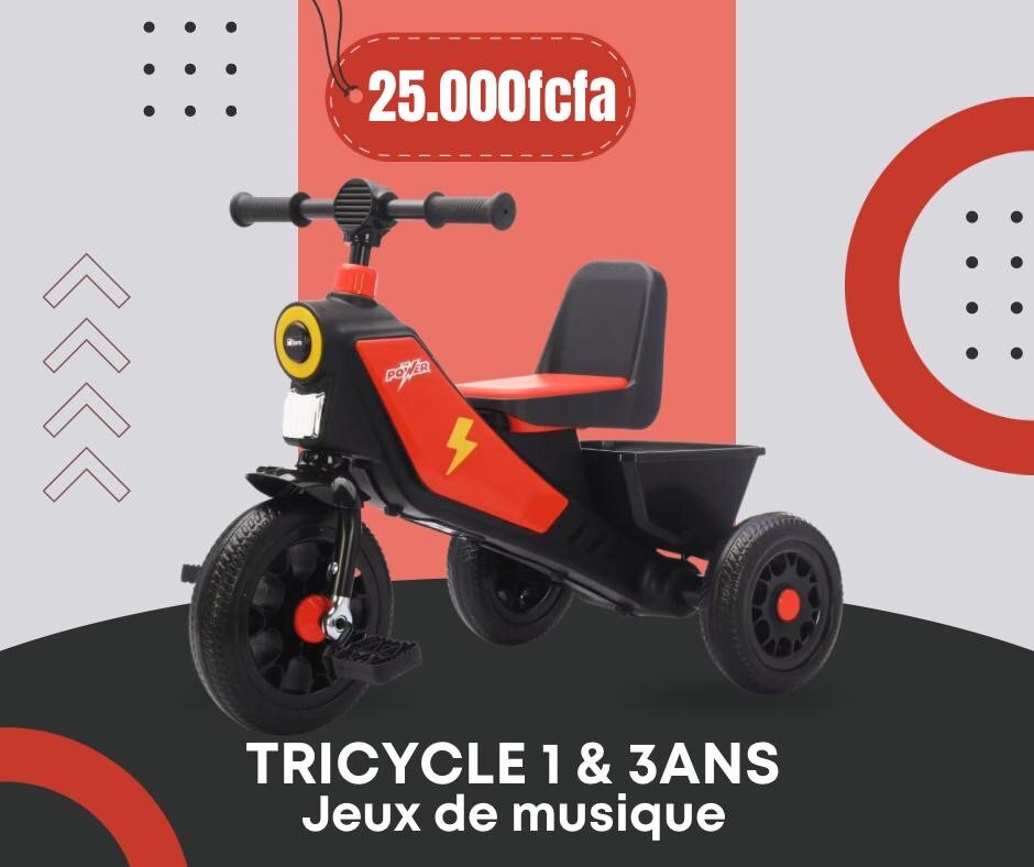 Vélo Enfant 12" Rouge