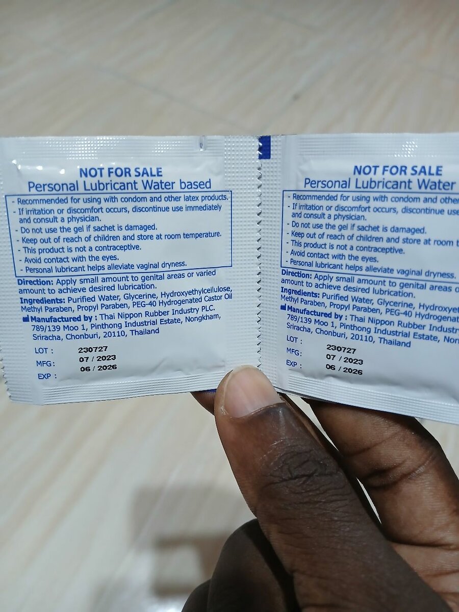 40 SACHETS LUBRIFIANT INTIME