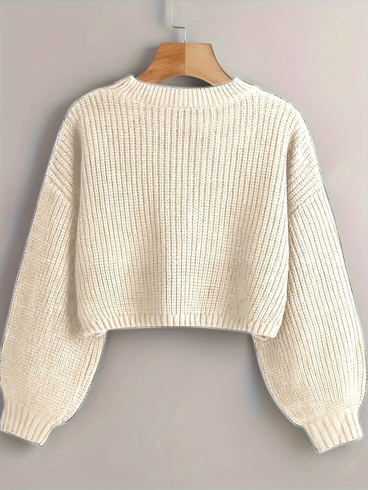 Cardigan court en maille