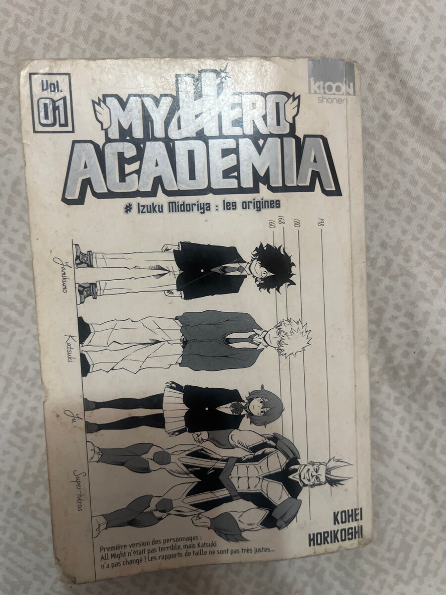 Manga My Hero Academia Vol.1
