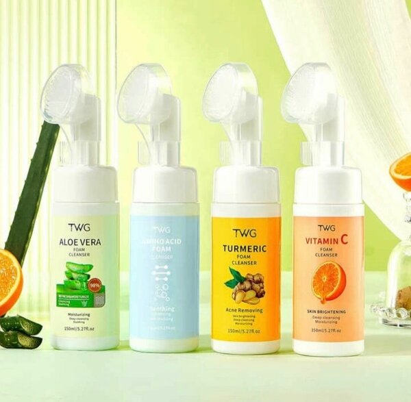 Mousse nettoyante visage