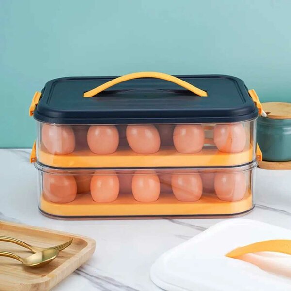 Boîte de rangement pour œufs empilable