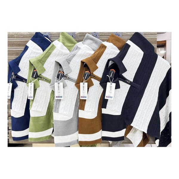 Pulls à rayures colorées