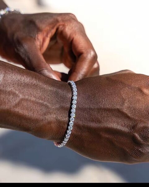 Bracelet en Moissanite Élégant