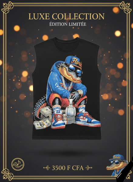 Débardeur Homme Luxe Alligator