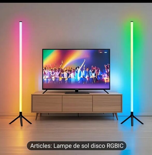 Lampe RGBIC LED à télécommande