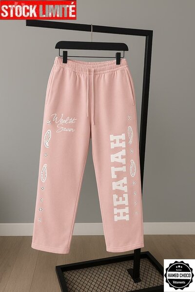 Pantalon de survêtement rose