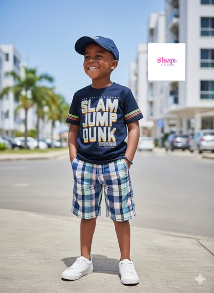 T-shirt garçon 'Slam Jump'