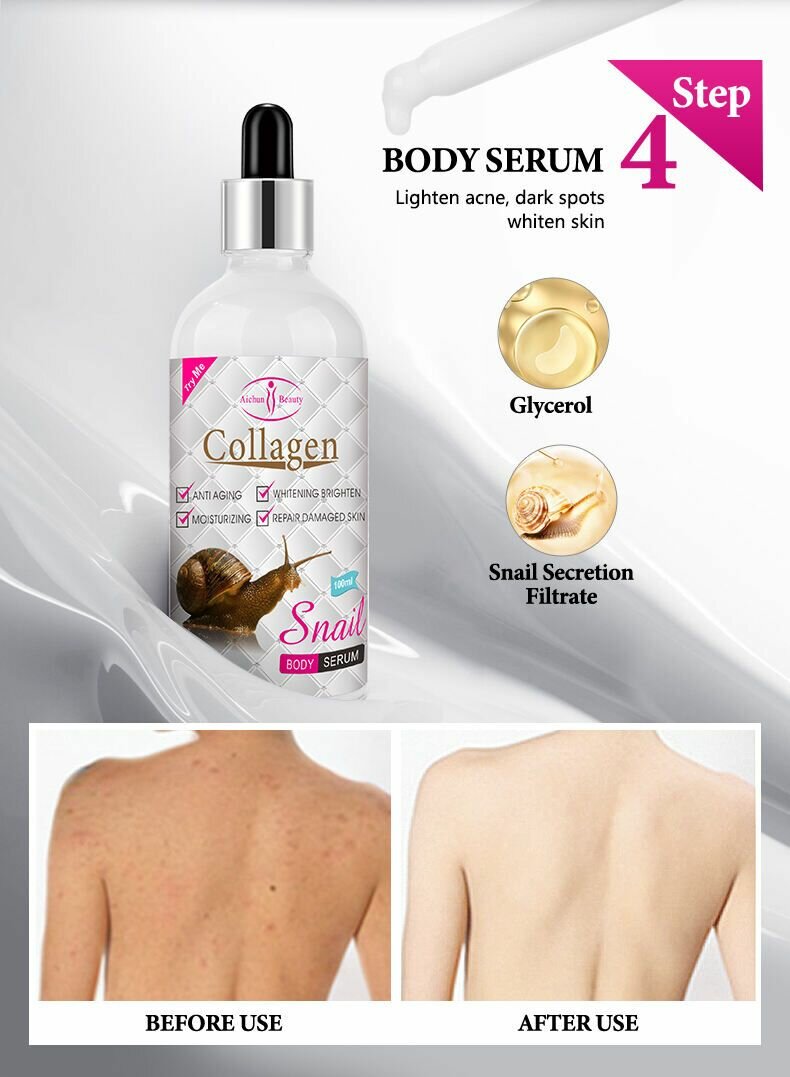 Sérum Corporel Collagène Escargot