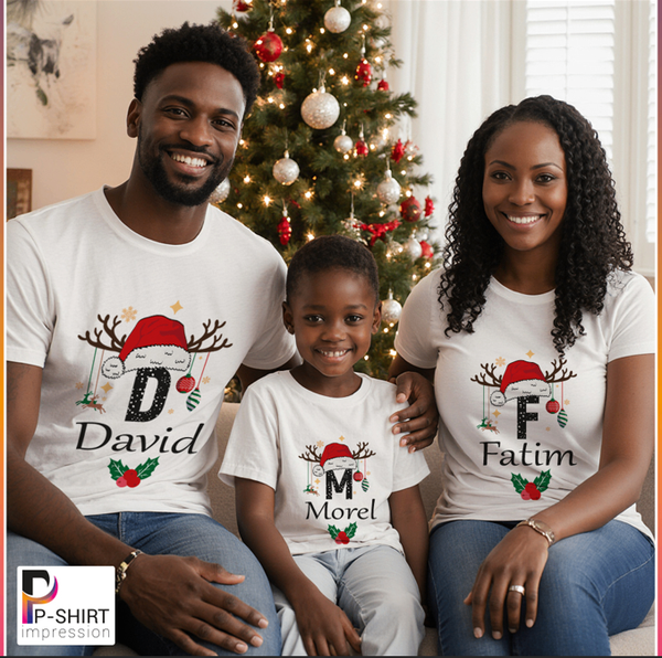 T-shirts Noël family
