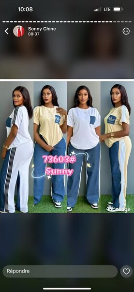 Ensemble décontracté femme