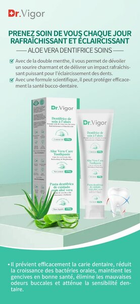 Dentifrice Aloe Vera Rafraîchissant