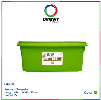 Large Storage Box with Secure Lockable Lid Durable and Stackable for Home Office or Kitchen Organization BPA-Free Transparent Design for Easy Content Visibility