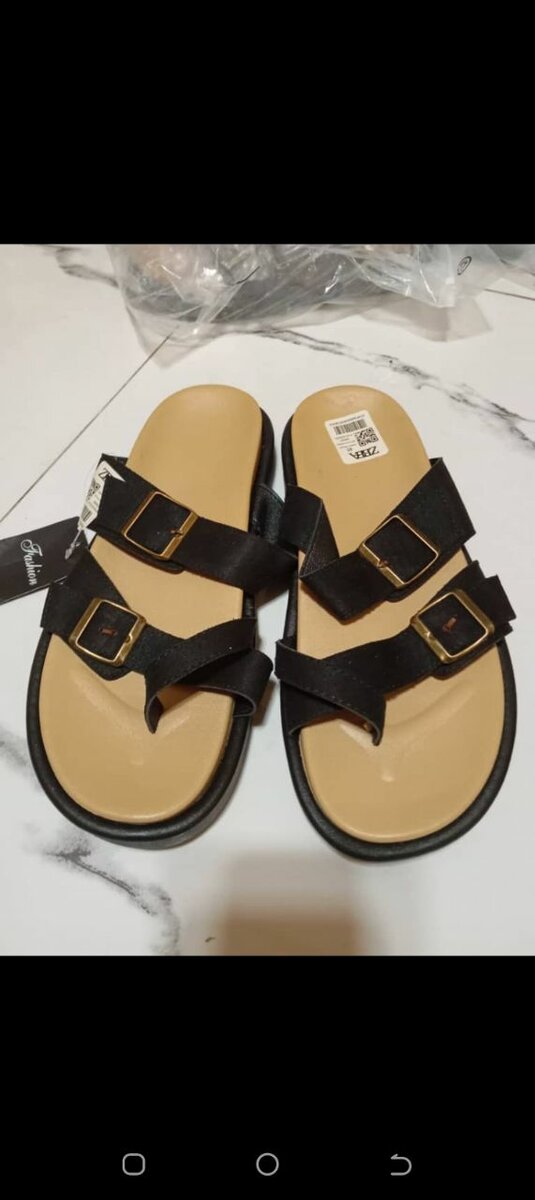 Sandales confort double boucle