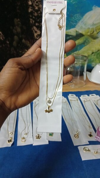 Collier en acier inoxydable chic