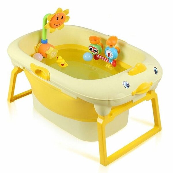 Foldable bath set