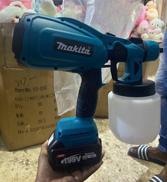 Pistolet à peinture sans fil avec 2 batteries de 199V