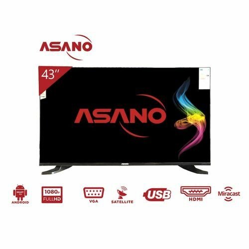 Asano 43DF3 Ultra HD Smart Android TV - Frameless Screen - U