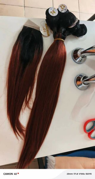 Extensions cheveux naturels lisses