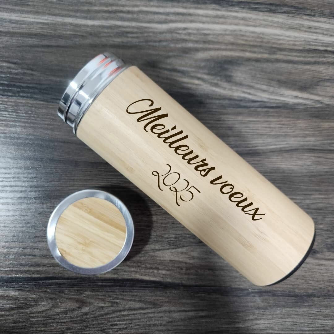 Bouteille Thermos Bambou