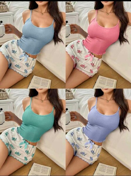 Pyjama d'été femme 2 pièces